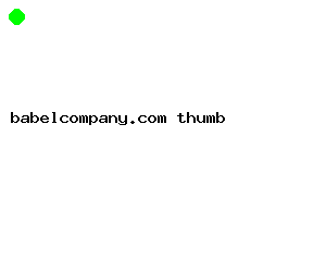 babelcompany.com