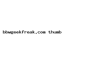 bbwgeekfreak.com