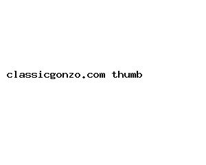 classicgonzo.com