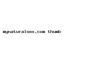 mynaturalsex.com