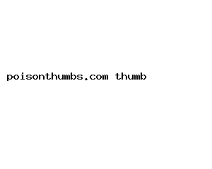 poisonthumbs.com