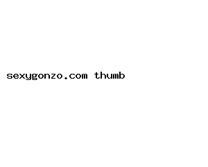 sexygonzo.com