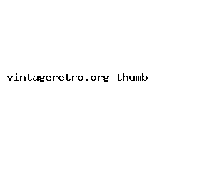 vintageretro.org
