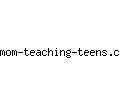 mom-teaching-teens.com