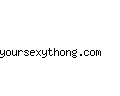 yoursexythong.com